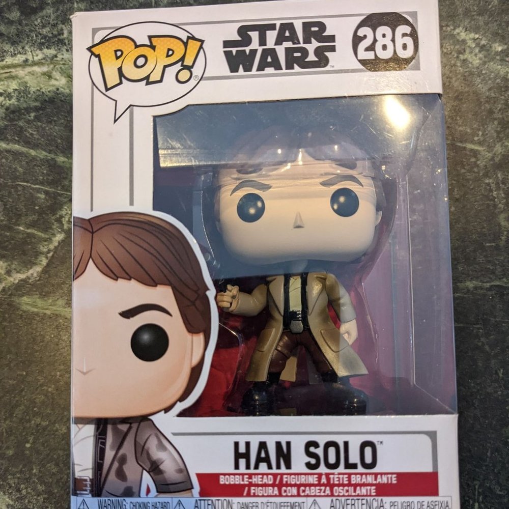 Star Wars Funko Pop! Vinyl - Han Solo Bobble Head 286 - EUC